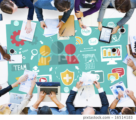Team Corporate Connection Share Community Concept 16514183