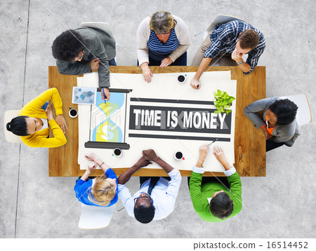 Time Money Hour Glass Casual People Concept Time Money Hour Glass Casual People Concept 16514452