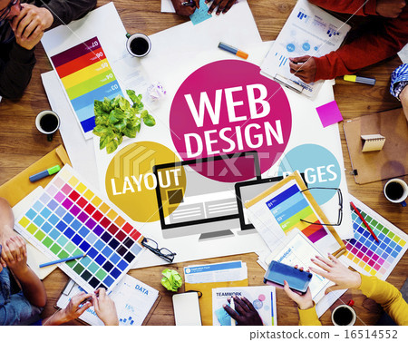 Web Design Content Creative Website Responsive... - Stock Photo ...