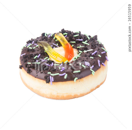 donut. halloween donut on the background 16515959