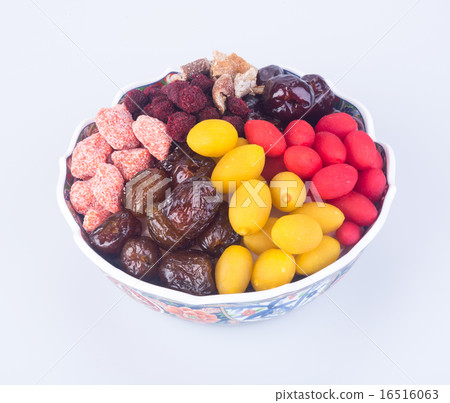 chinese preserved fruits on the background chinese preserved fruits on the background 16516063
