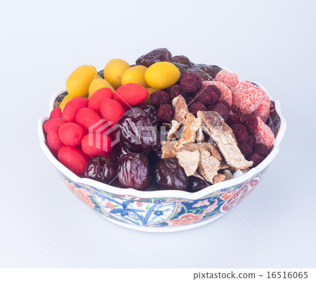 chinese preserved fruits on the background chinese preserved fruits on the background 16516065