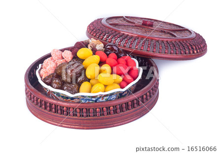 chinese preserved fruits on the background chinese preserved fruits on the background 16516066