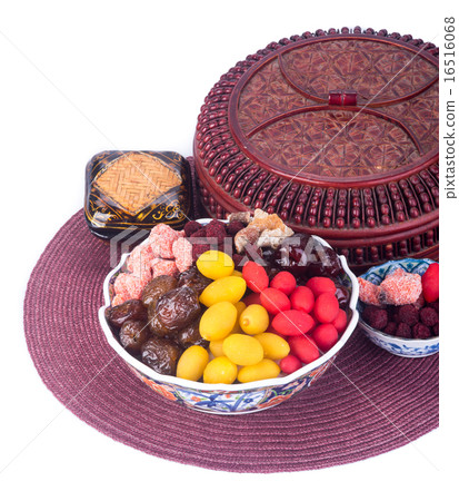 chinese preserved fruits on the background chinese preserved fruits on the background 16516068