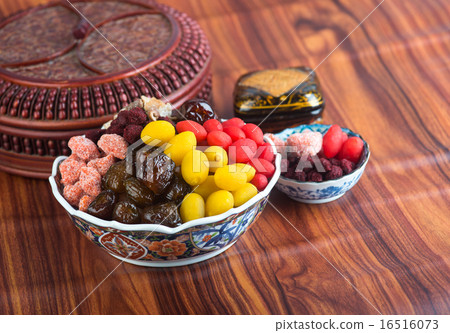 chinese preserved fruits on the background chinese preserved fruits on the background 16516073