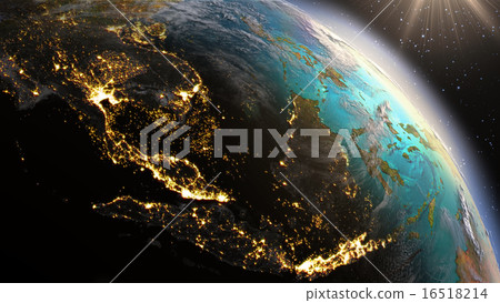 Planet Earth South East Asia zone 16518214
