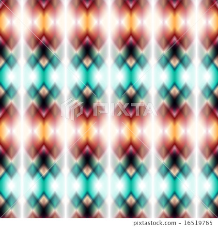 Vector seamless ikat ethnic pattern Vector seamless ikat ethnic pattern 16519765