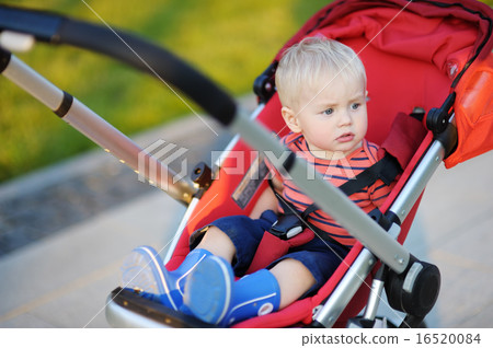 Toddler boy in stroller 16520084