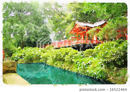 根津神社2（手繪風格） 16522464