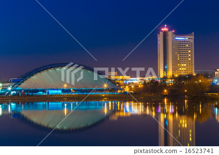 Hotel Building Belarus In Old Part Minsk, Belarus 16523741
