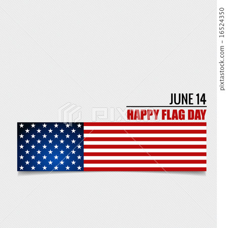 American Flag Day, 14 of June Flag Day. Vector illustration. 16524350
