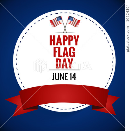 American Flag Day, 14 of June Flag Day. Vector illustration. American Flag Day, 14 of June Flag Day. Vector illustration. 16524394