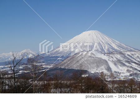 Yotei mountain in winter Yotei mountain in winter 16524609