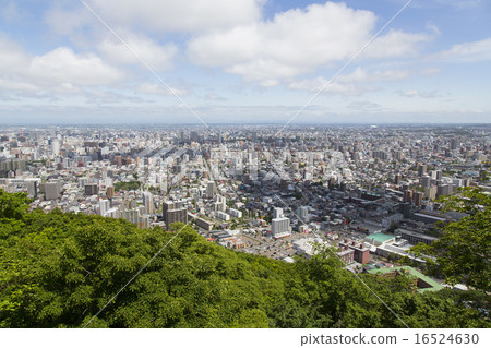 Sapporo City Distant view from Maruyama 16524630