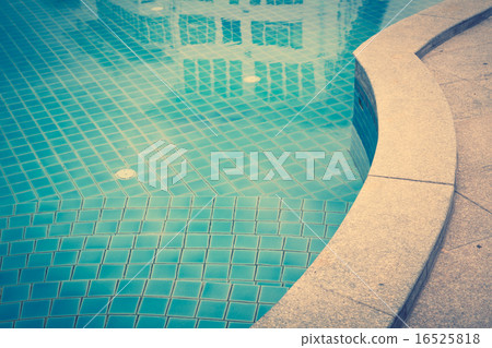 Swimming pool ( Filtered image processed vintage effect. ) 16525818