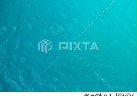 Blue swimming pool rippled water 16526350