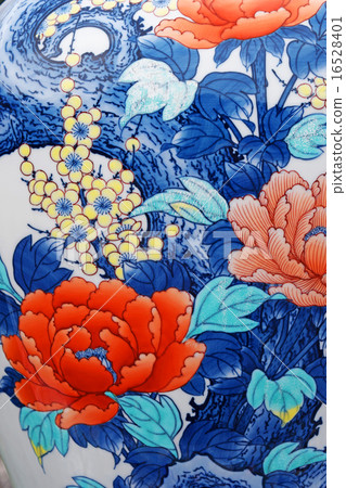 Design of Nabeshima Yaki of Okawauchiyama in Imari city Design of Nabeshima Yaki of Okawauchiyama in Imari city 16528401