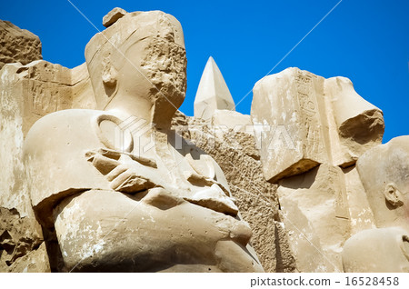 The statue in Karnak Temple, Egypt The statue in Karnak Temple, Egypt 16528458