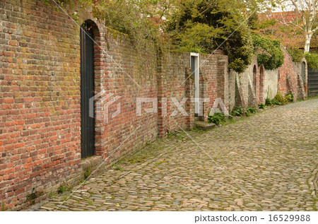 Characteristic medieval Dutch lane Characteristic medieval Dutch lane 16529988