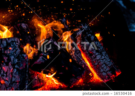 Burning fire flame Burning fire flame 16530416