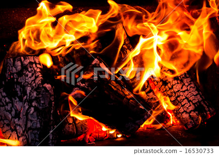 Burning fire flame 16530733