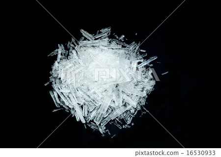 薄荷腦水晶(背景黑色) 薄荷腦水晶(背景黑色) 16530933