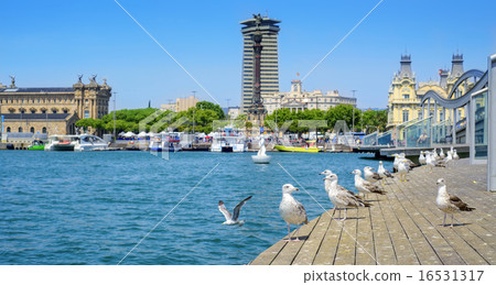 Port Vell of Barcelona, Spain Port Vell of Barcelona, Spain 16531317