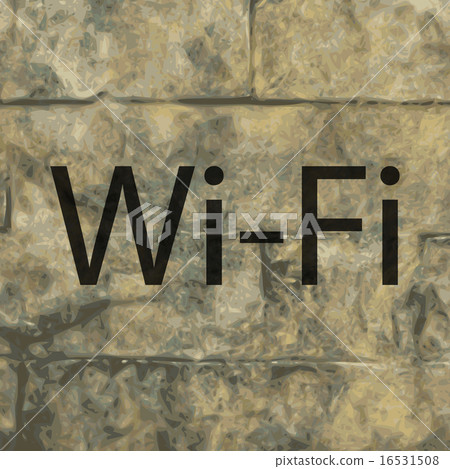 Free wifi icon symbol Flat modern web design with Free wifi icon symbol Flat modern web design with 16531508