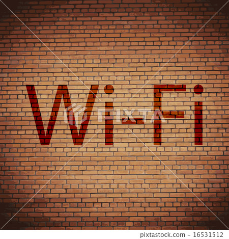 Free wifi icon symbol Flat modern web design with Free wifi icon symbol Flat modern web design with 16531512