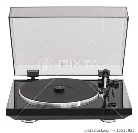Simple Turntable Isolated on White Background 16533928