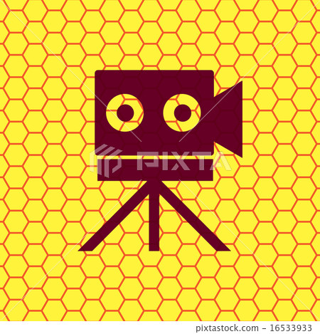 Video camera icon symbol Flat modern web design wi Video camera icon symbol Flat modern web design wi 16533933