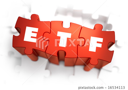 ETF - Text on Red Puzzles. 16534113