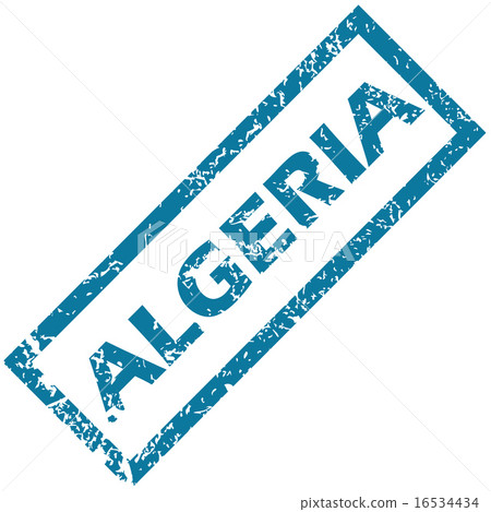 Algeria rubber stamp  16534434