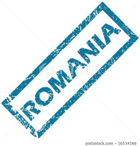Romania rubber stamp  16534566