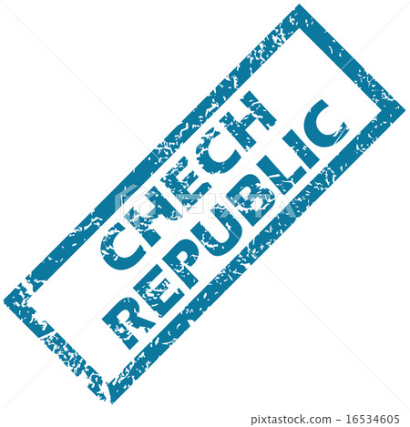 Chech Republic rubber stamp Chech Republic rubber stamp 16534605