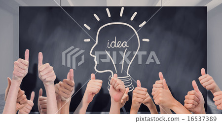 Composite image of group of hands giving thumbs up Composite image of group of hands giving thumbs up 16537389