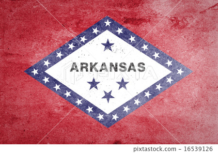 Grunge flag of Arkansas 16539126