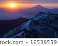 Fuji of New Year's Day from Mt. Kanundake 16539559