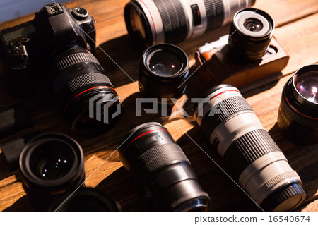 A vintage camera with retro revival and lens cap A vintage camera with retro revival and lens cap 16540674