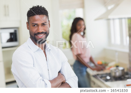 Happy man smiling at camera Happy man smiling at camera 16541830