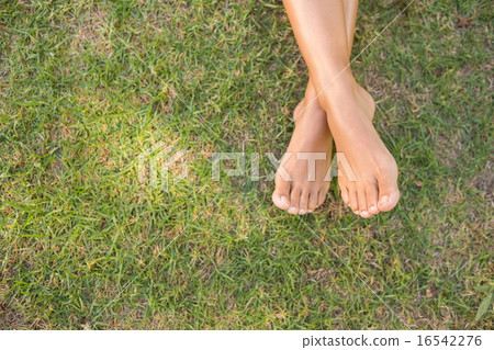 Barefoot in the grass Barefoot in the grass 16542276
