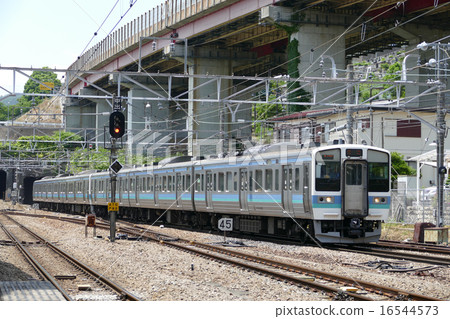 Central line 211 series Sagamiko Lake Station Central line 211 series Sagamiko Lake Station 16544573