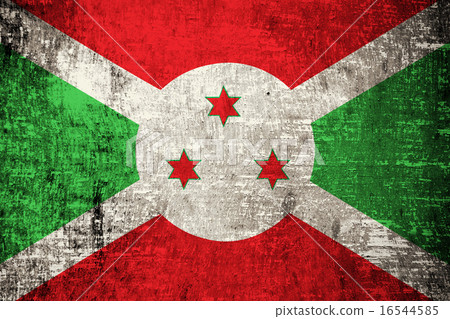 Burundi Flag painted on wood Burundi Flag painted on wood 16544585