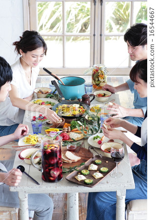 Organic Food Lunch Home Party Organic Food Lunch Home Party 16544667