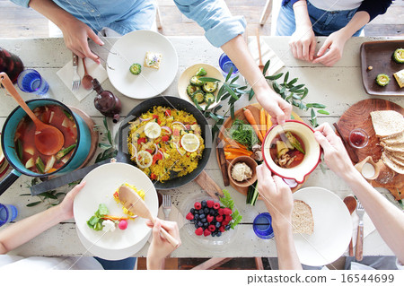 Organic Food Lunch Home Party Organic Food Lunch Home Party 16544699