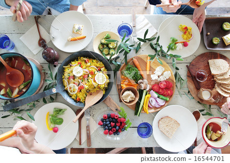 Organic Food Lunch Home Party Organic Food Lunch Home Party 16544701