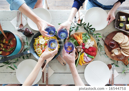 Organic Food Lunch Home Party Organic Food Lunch Home Party 16544758