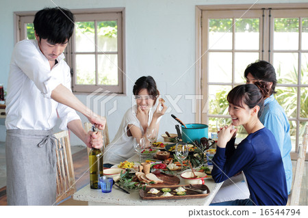 Organic Food Lunch Home Party Organic Food Lunch Home Party 16544794