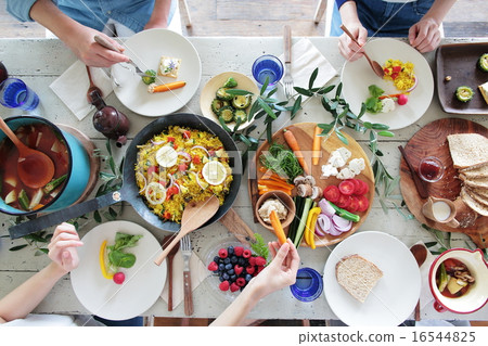 Organic Food Lunch Home Party Organic Food Lunch Home Party 16544825