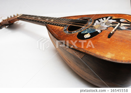 old mandolin with pearl incrustation 16545558